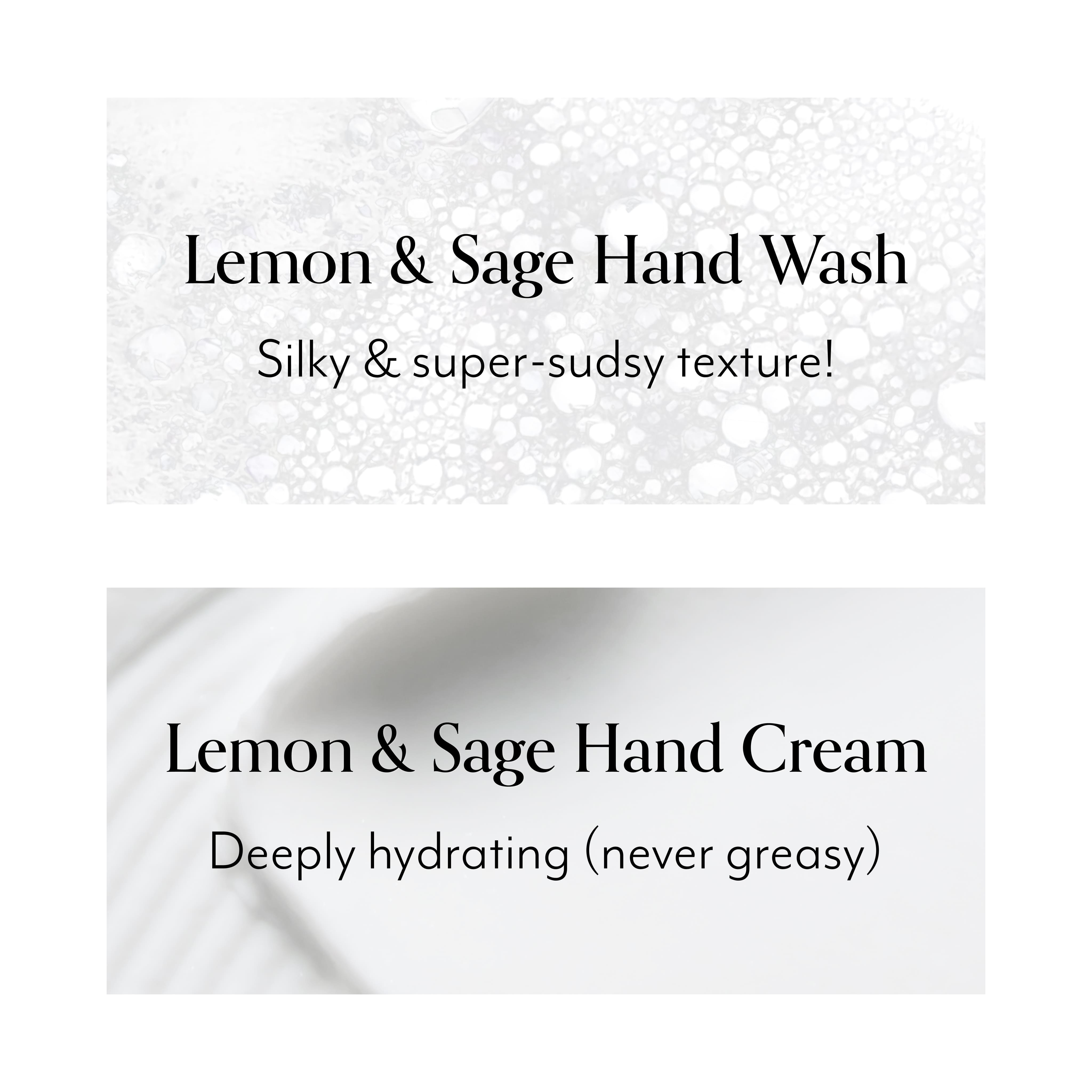 Lemon & Sage Happy Hands Cream & Wash - Image 5