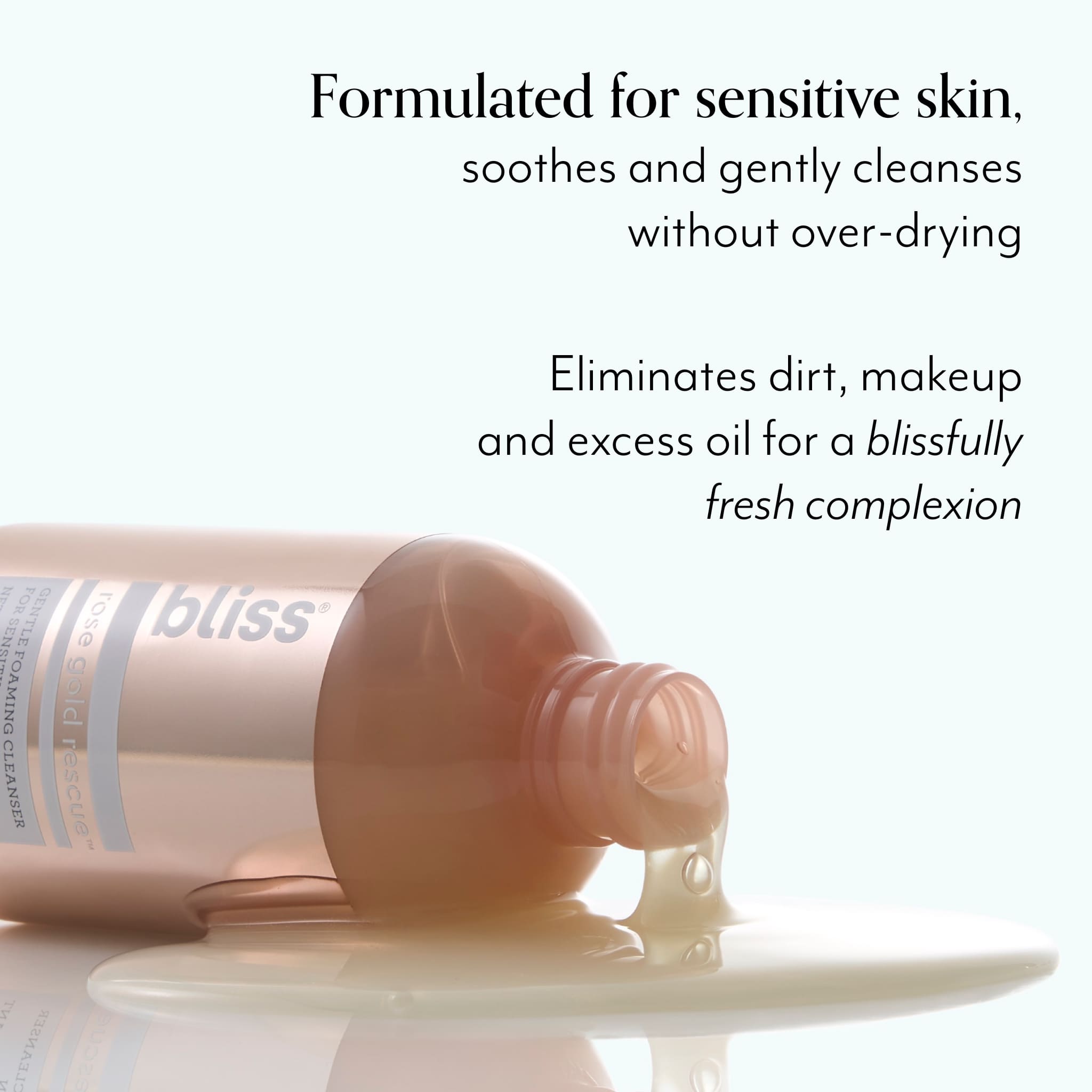 Rose Gold Rescue Gentle Foaming Cleanser for Sensitive Skin - Image 2