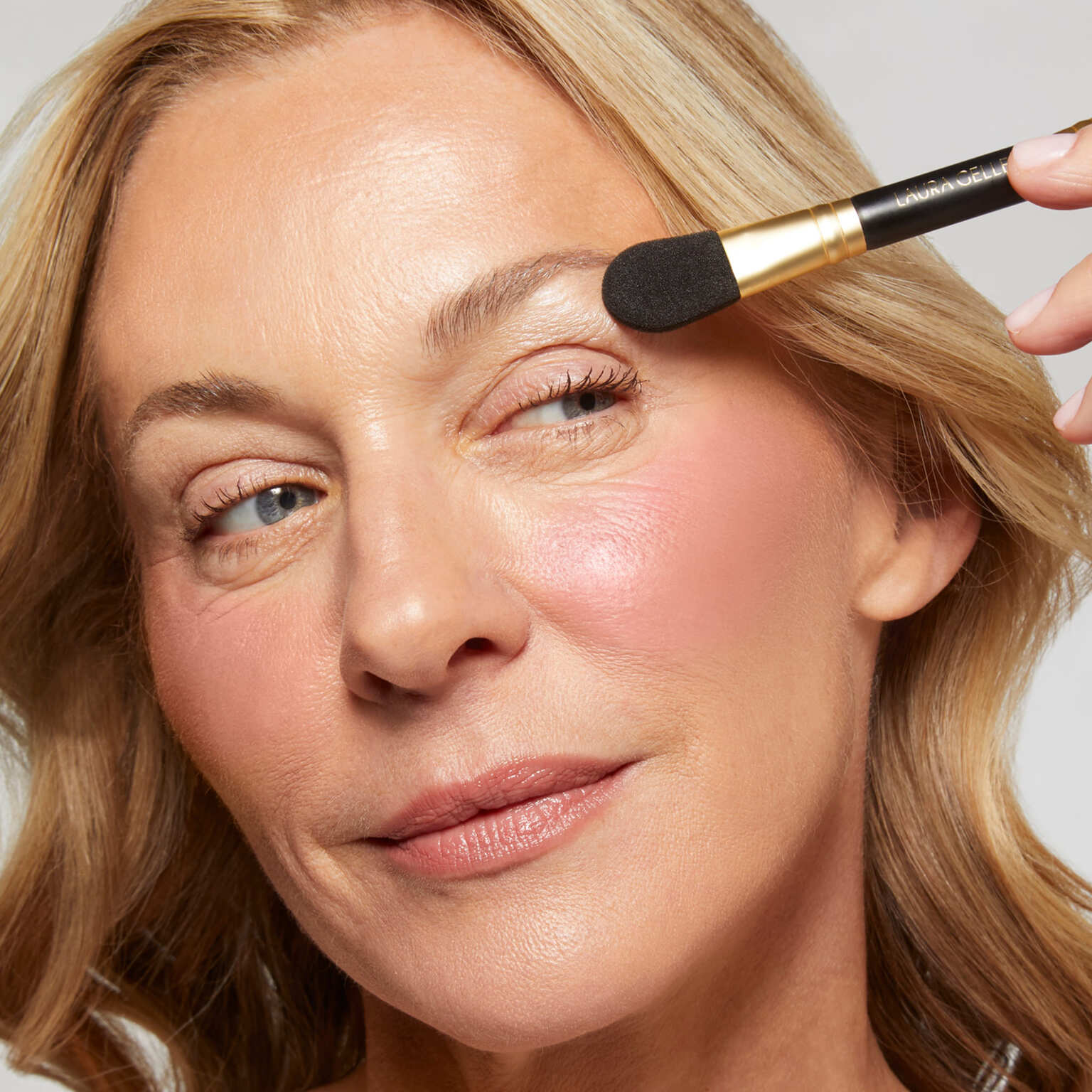 Baked Blush-n-Highlight Split, Pink Buttercream/ French Vanilla - Image 3