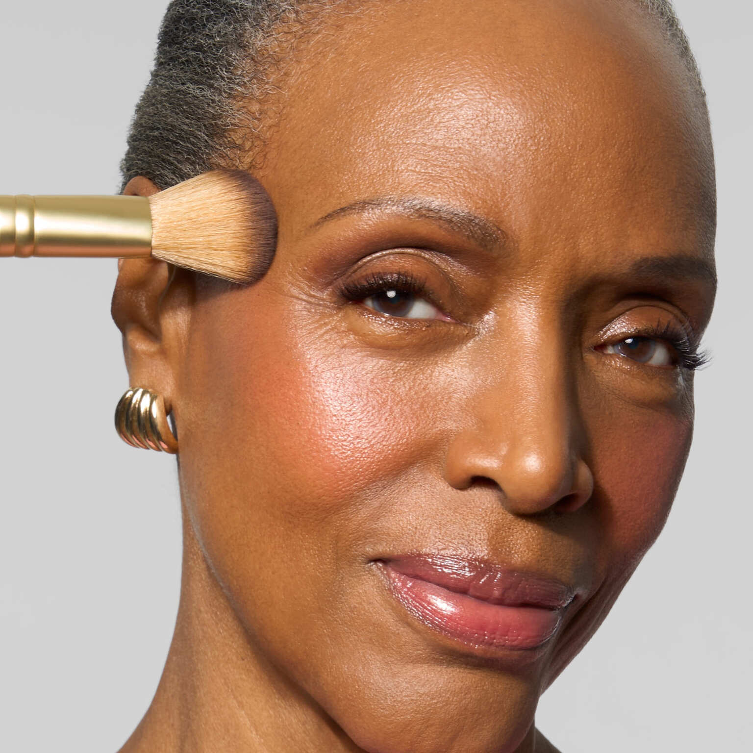 Baked Blush-n-Highlight Split, Pink Buttercream/ French Vanilla - Image 4